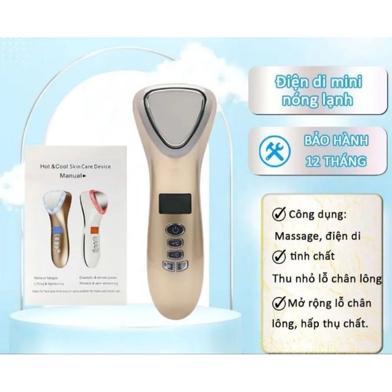 Máy điện di nóng lạnh kết hợp ánh sáng sinh học