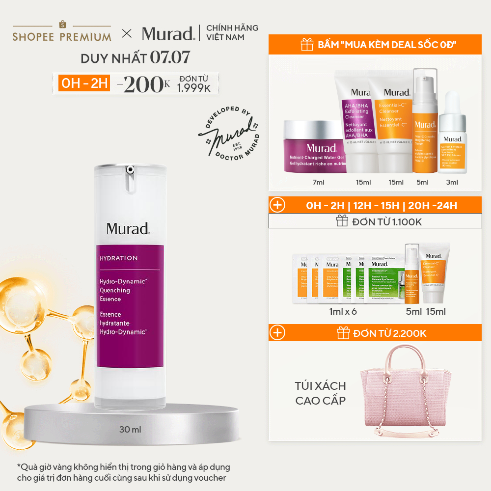 Tinh chất cấp nước MURAD Hydro-Dynamic Quenching Essence 30ml