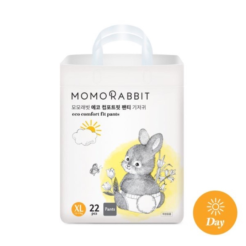 Tã/Bỉm quần COMFORT FIT MOMO RABBIT size L28/XL22/XXL18