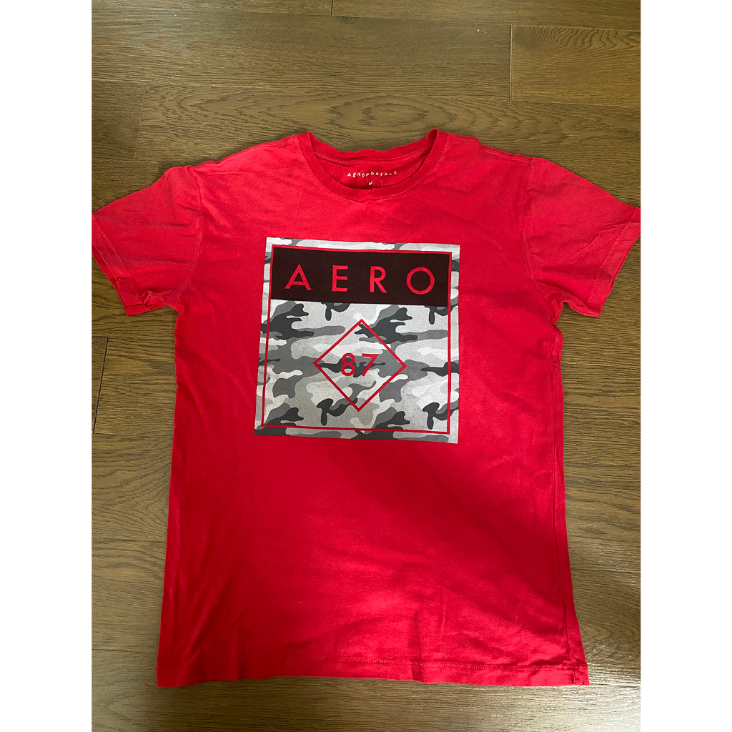 Áo thun nam tay ngắn Aeropostale chính hãng, vải cotton mềm, họa tiết camouflage, size M . Like new 99%