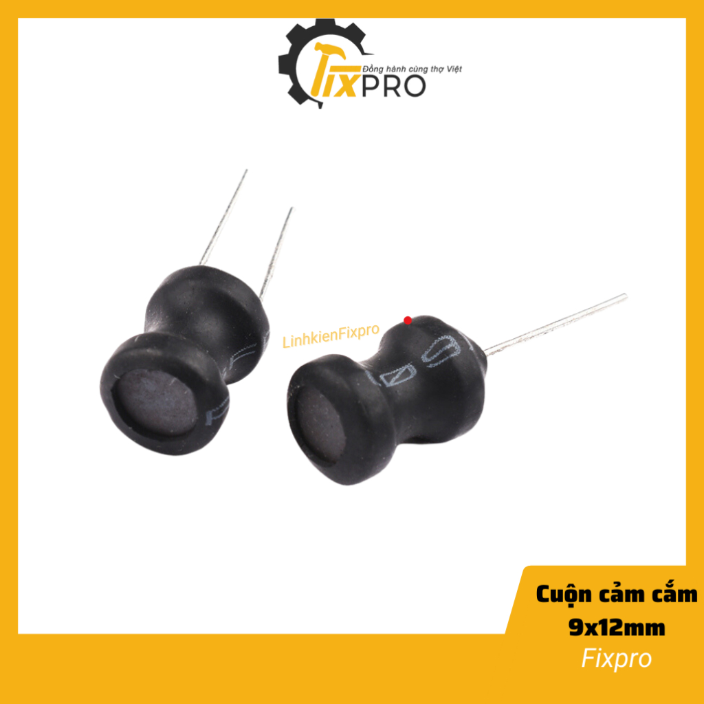Cuộn cảm cắm 1mH 9x12mm 0912 chất lượng tốt - Fixpro
