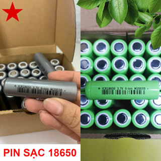 Cell pin sạc 18650 WARNING ICR18650 3.7V LI-ION M2003B - Xả 5C chính hãng CAO CẤP