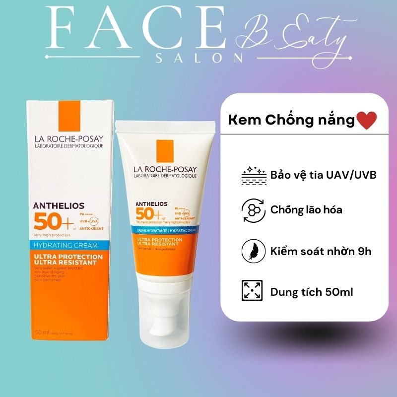 Kem Chống Nắng La Roche-Posay Anthelios Bảo Vệ Da Trước Tia Uvb Uva Spf 50+ 50M cvjdmb_ttn