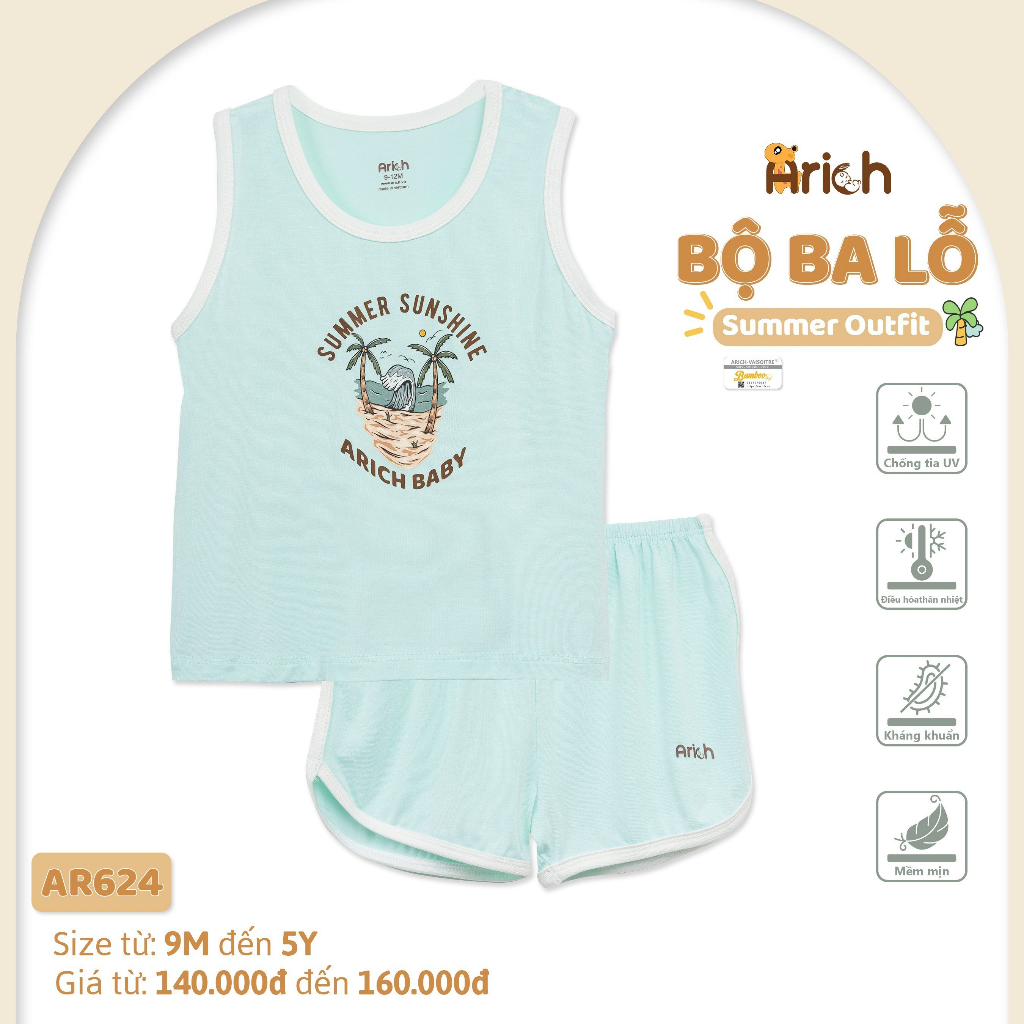 BST Ba Lỗ Thể Thao Arich