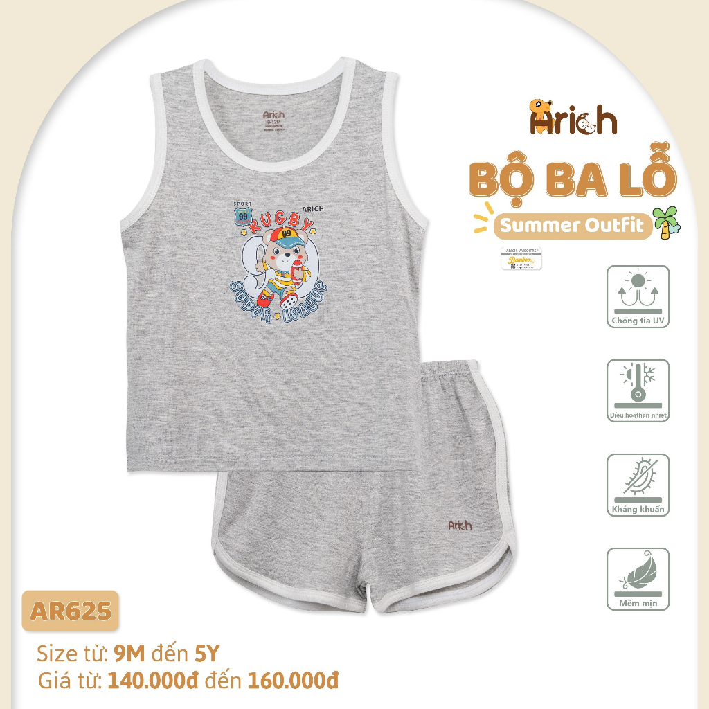 BST Ba Lỗ Thể Thao Arich