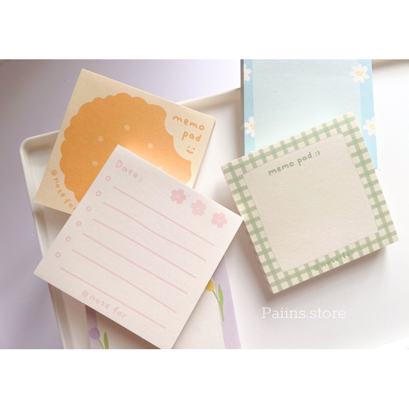 Set 100 giấy note ghi chú Note for Memo phong cách Hàn Quốc