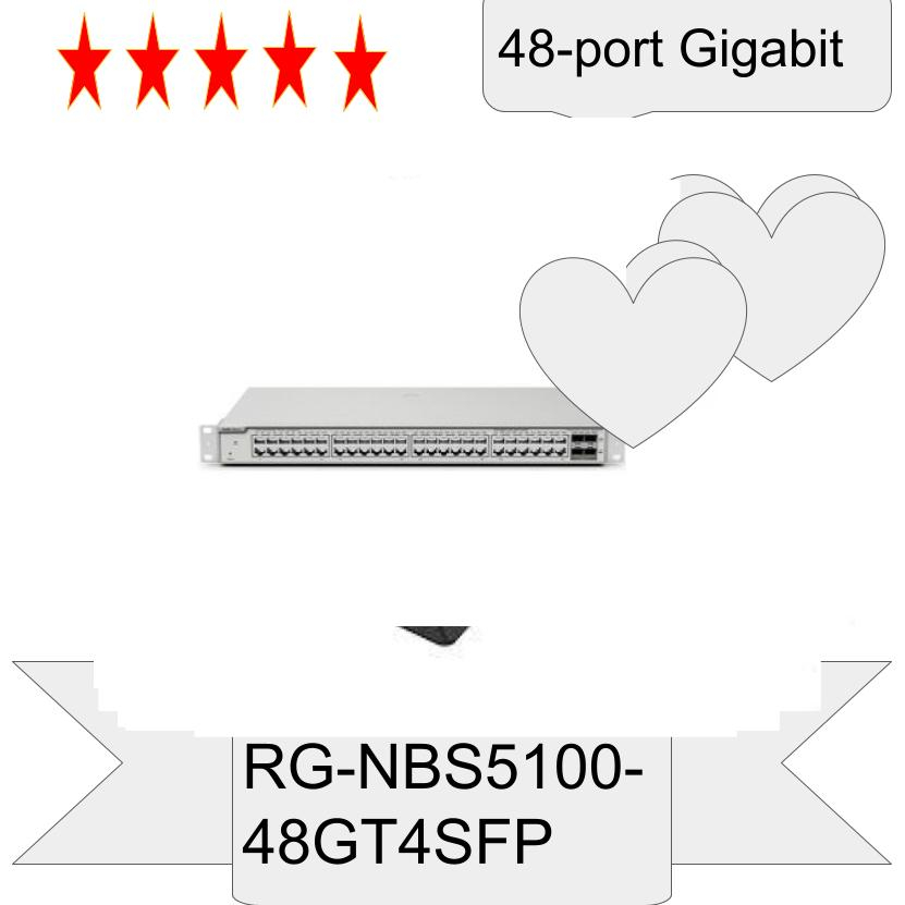 Mạng 48-port Gigabit Managed Switch RUIJIE RG-NBS5100-48GT4SFP