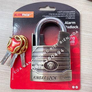 Khóa chống cắt kinbar có báo động chống trộm 7f
