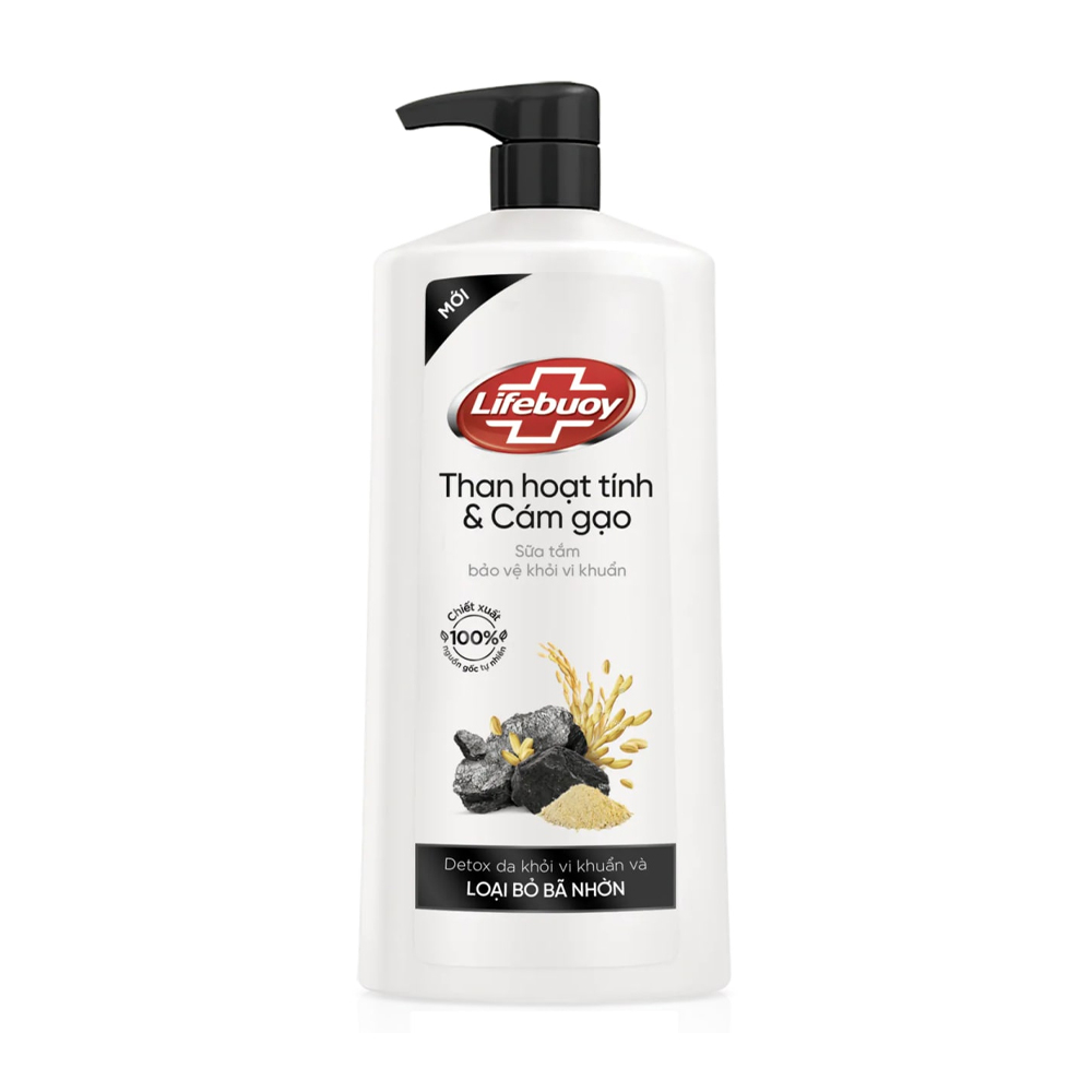 Sữa tắm Lifebuoy 800g giúp loại bỏ mọi vi khuẩn trên da.