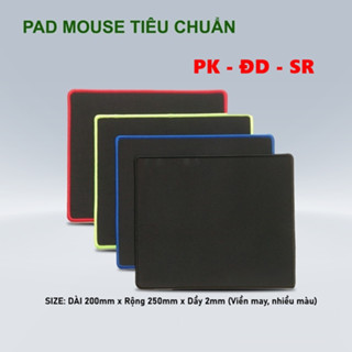 Miếng Lót Chuột Tiêu Chuẩn PM-M2 Viền Màu 25cm x 20cm x 2mm - Siêu Rẻ