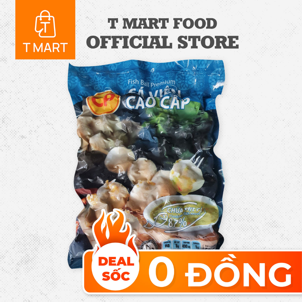 Cá viên cao cấp CP 500gr - T Mart Food