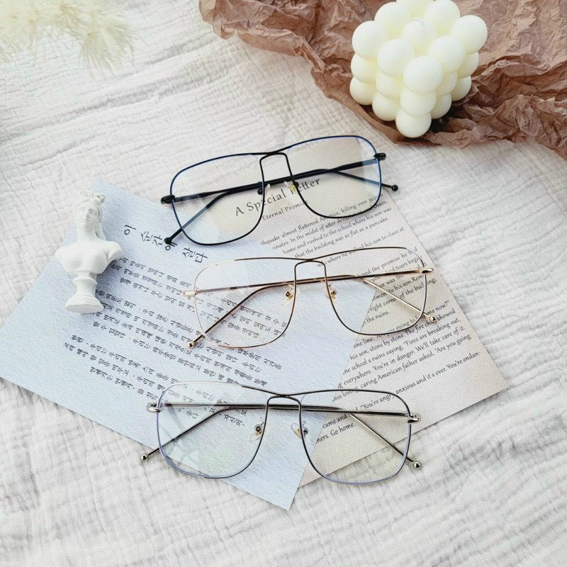 Mắt kính thời trang cho nam và nữ- gọng kim loại cao cấp