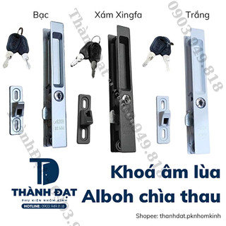 Khóa cửa lùa Alboh chính hãng