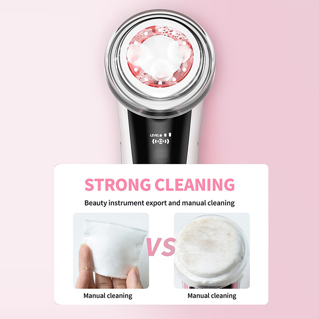 Máy Massage Mặt Cầm Tay Mini SULIFE - Máy Mát Xa Mặt Cầm Tay Ion Máy Tẩy Tế Bào Chết - Máy Mát Xa Điện Di Nâng Cơ Mặt