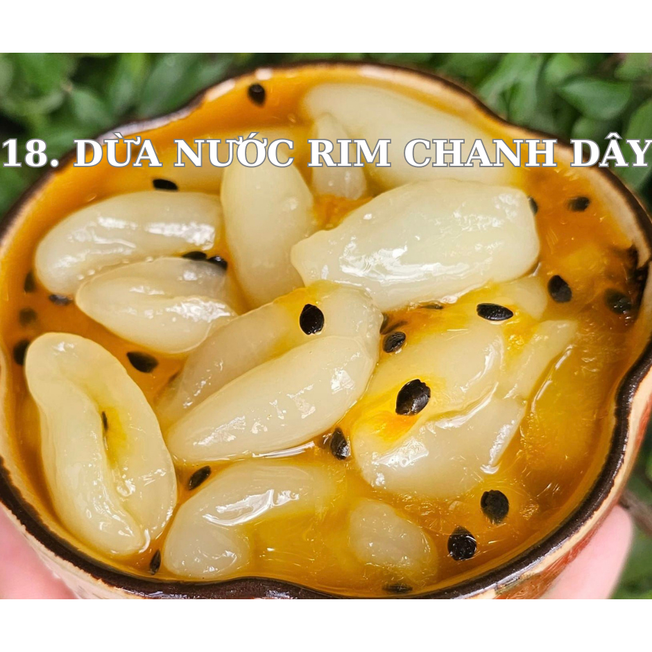 Dừa nước rim chanh dây - Hủ 550gam - Đặc Sản Miền Tây