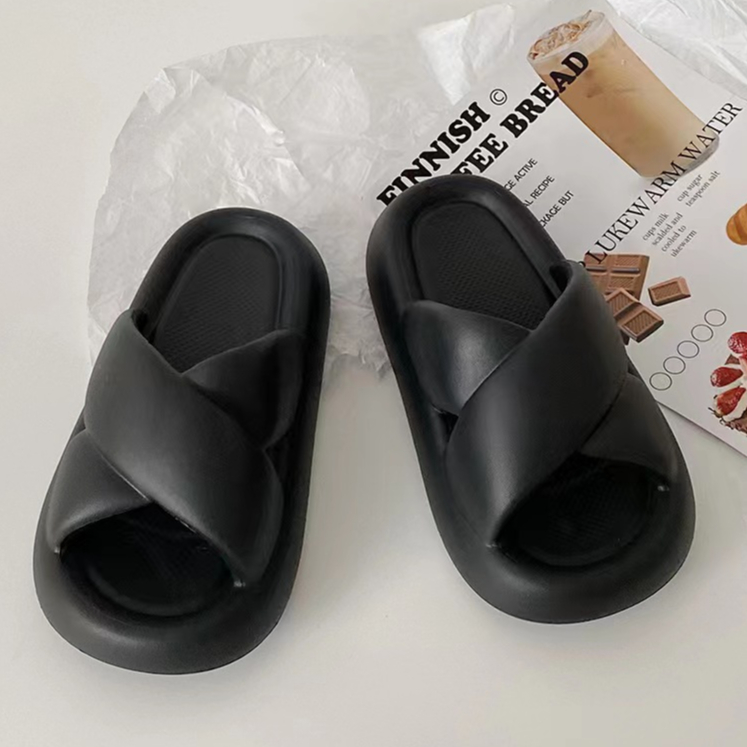 Dép bánh mì nữ Hàn Quốc quai chéo phong cách Đi Biển Mùa Hè Cho Nữ