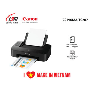 Máy In Phun Màu Canon PIXMA TS207 (Đã bao gồm 2 hộp mực: PG-745S, CL-746S) - Canon Việt Nam