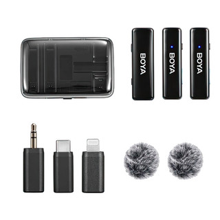 MICRO KHÔNG DÂY 2 NGƯỜI 3 IN 1 BOYA BOYALINK