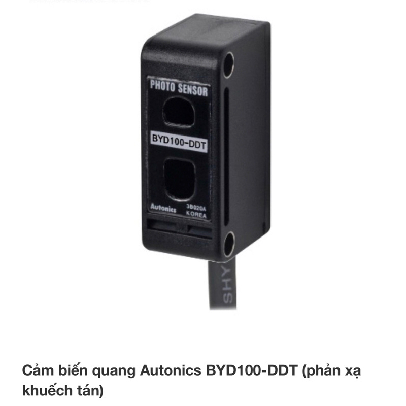 Cảm biến quang Autonics BYD100-DDT (phản xạ khuếch tán)