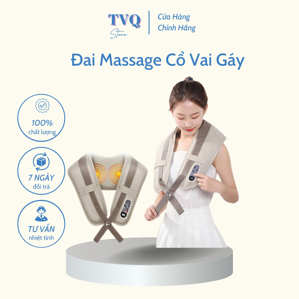 Đai Massage Cổ Vai Gáy Giảm Mệt Mỏi Căng Thẳng