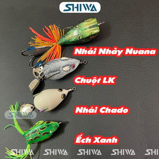 Mồi Câu Lure TỔNG HỢP Nhái Hơi / Chuột LK - Mồi Nhái Giả Câu Cá Lóc, Trê Siêu Nhạy PHỤ KIỆN - Đồ Câu SHIWA