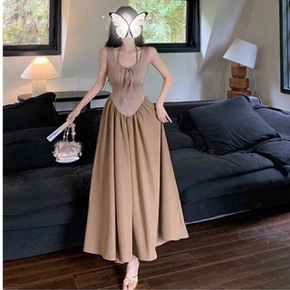 Đầm ba lỗ dây yếm cổ taobao -CC BIKINISHOP