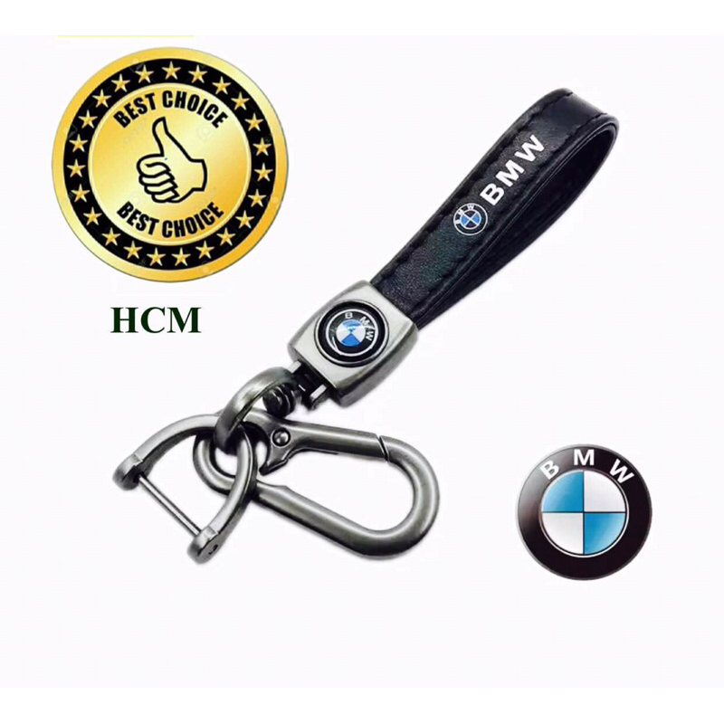 Móc khoá thép crom -logo BMW(Quà tặng)1 cái