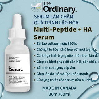 Tinh chất làm chậm quá trình lão hoá The Ordinary  Multi-Peptide + HA Serum