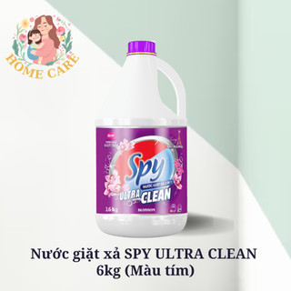 Nước giặt xả SPY ULTRA 6kg Thơm hương nước hoa Pháp đánh bay mọi vết bẩn