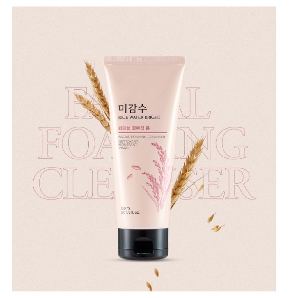 Sữa rửa mặt gạo Rice Water Bright Cleansing Foam The Face Shop 150ml