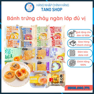 Bánh ngàn lớp trứng chảy trân châu, khoai môn, sầu riêng Aidebao siêu ngon