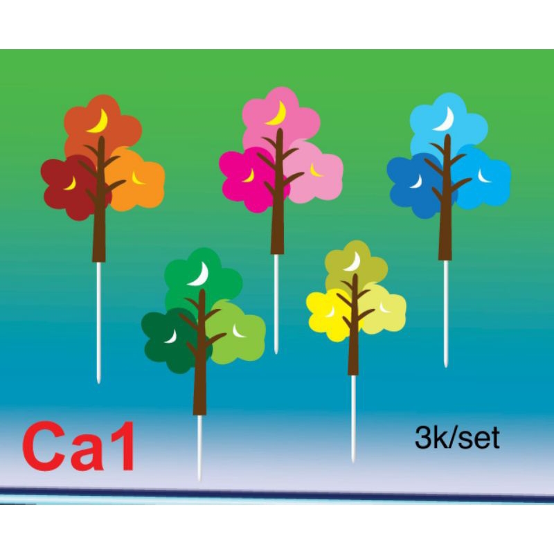 Cắm lá phụ kiện bánh sn