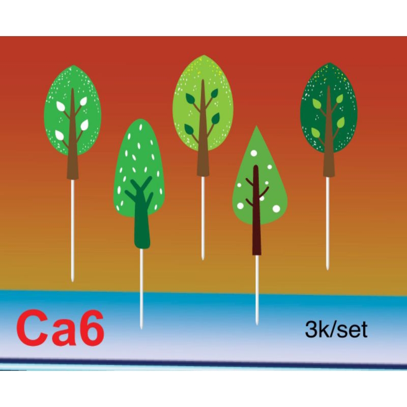 Cắm lá phụ kiện bánh sn