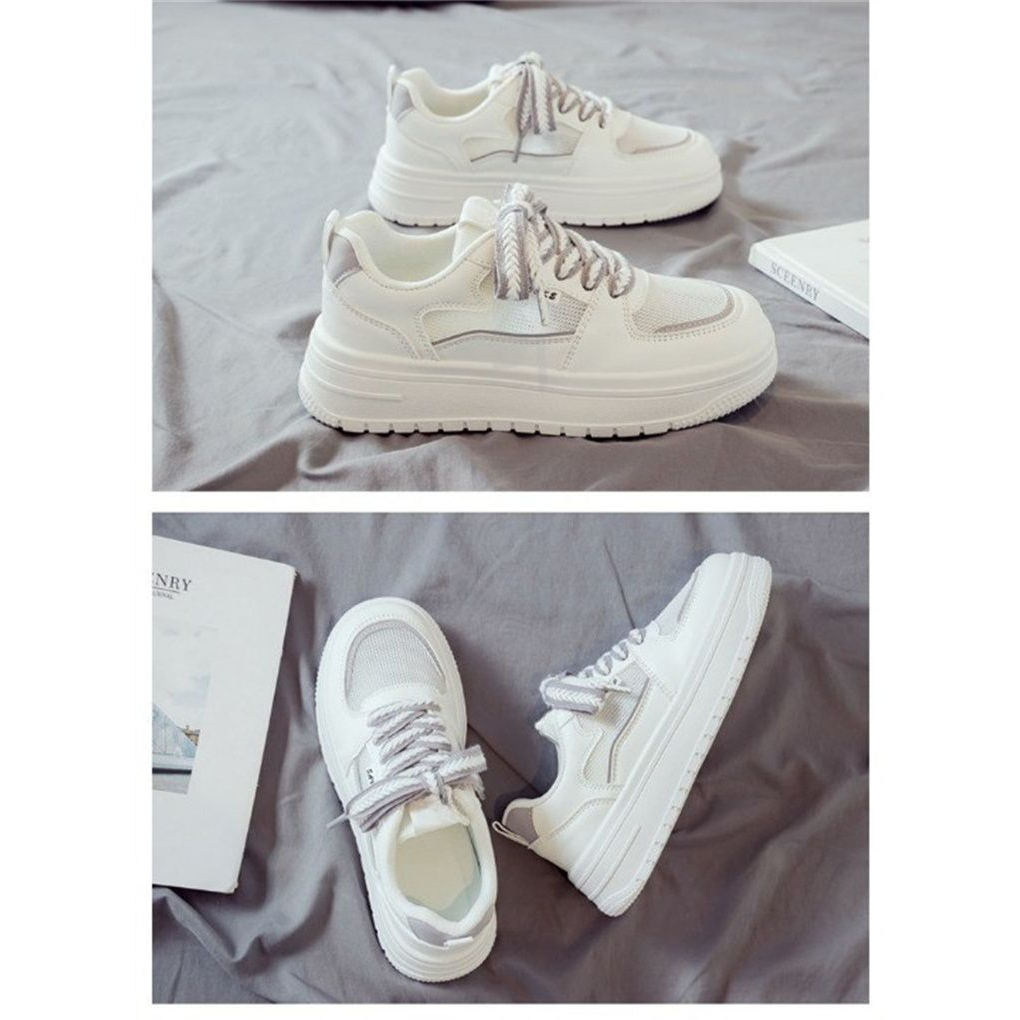 Giày thể thao nữ/ sneaker big size 40 - 43 phối lưới thoáng khí