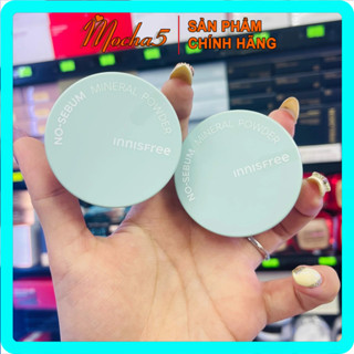 Phấn phủ bột Innisfree No Sebum Powder Mineral kiềm dầu \\ Pore Blur trang điểm phù hợp mọi loại da