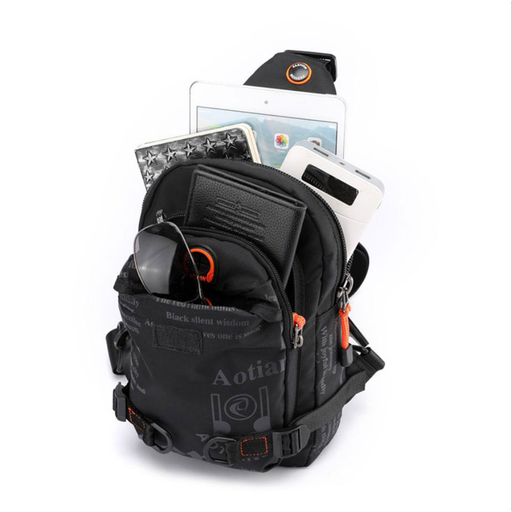 Túi đeo chéo vải Polyester T0199 Ulzzang kháng nước unisex nam nữ - Shop Basic 95