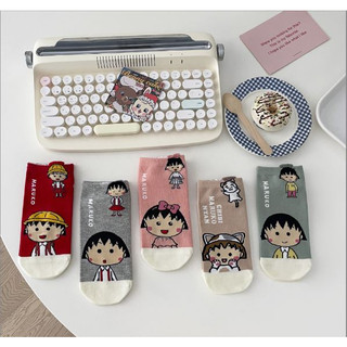 Tất vớ socks tất cổ ngắn hoạt hình Maruko