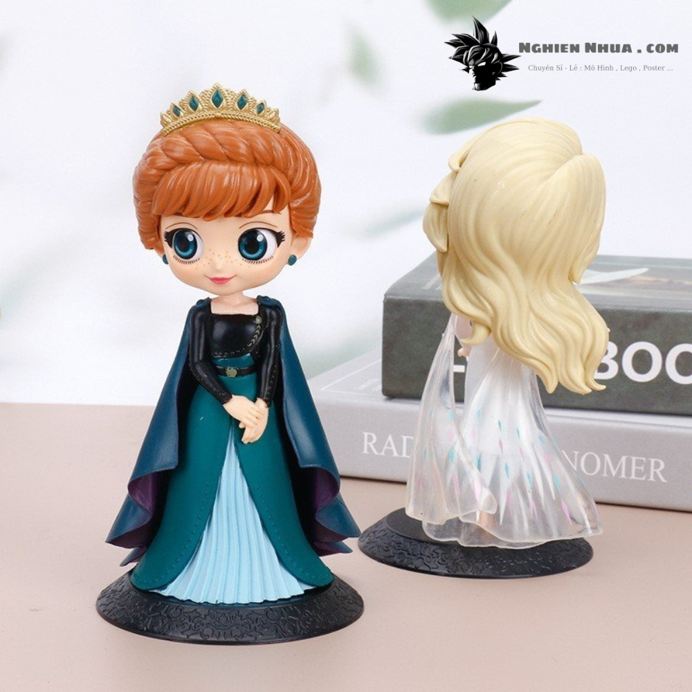 Mô Hình Nữ Hoàng Băng Giá Công Chúa Anna siêu đẹp - cao 15cm - nặng 300 gram - Figure Búp Bê Công Chúa - No box