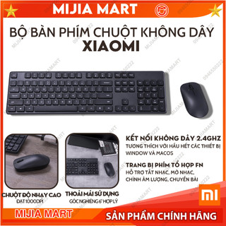 ✅ Bộ bàn phím chuột không dây XIAOMI WXJS01YM hỗ trợ cả windows và macos.