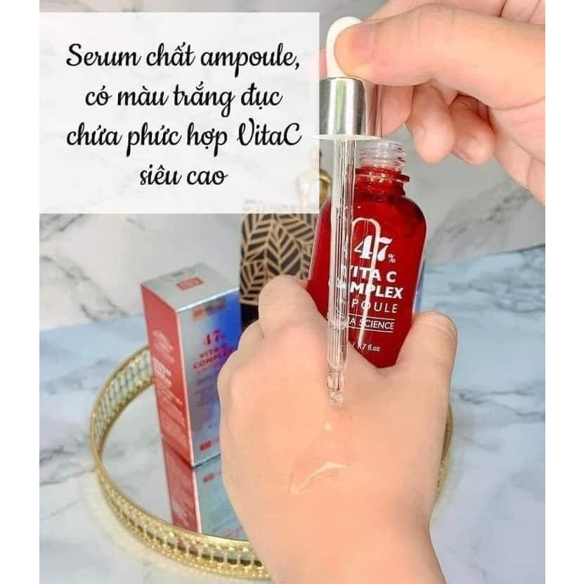 TINH CHẤT DƯỠNG TRẮNG DA HISTOLAB - VITA C COMPLEX AMPOULE 47%