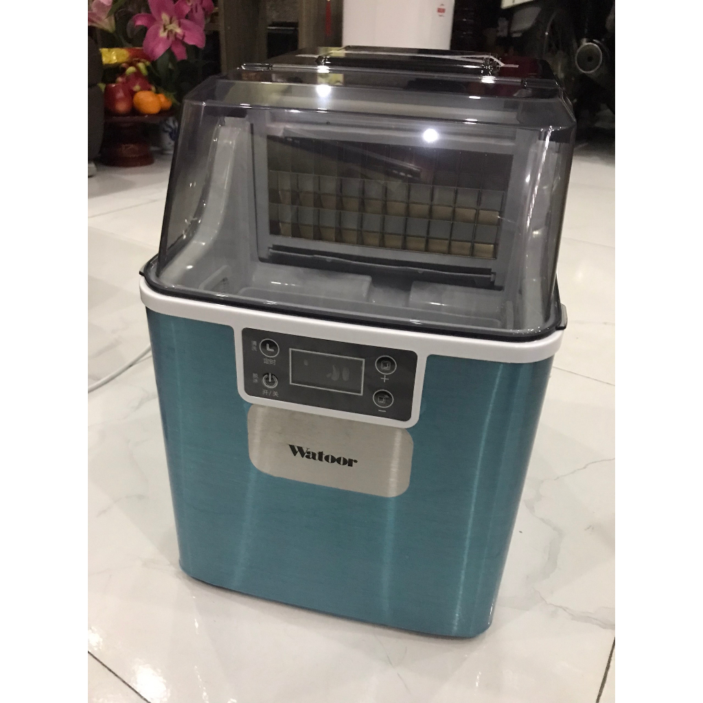 Máy làm đá viên Watoor WZB-32AFSB  Tự động hút bình