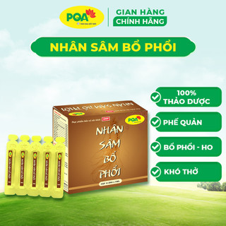PQA NHÂN SÂM BỔ PHỔI giúp bổ nguyên khí, giảm ho, long đờm,thông thoáng đường thở cho người ho hen suyễn, v'iêm phổi.