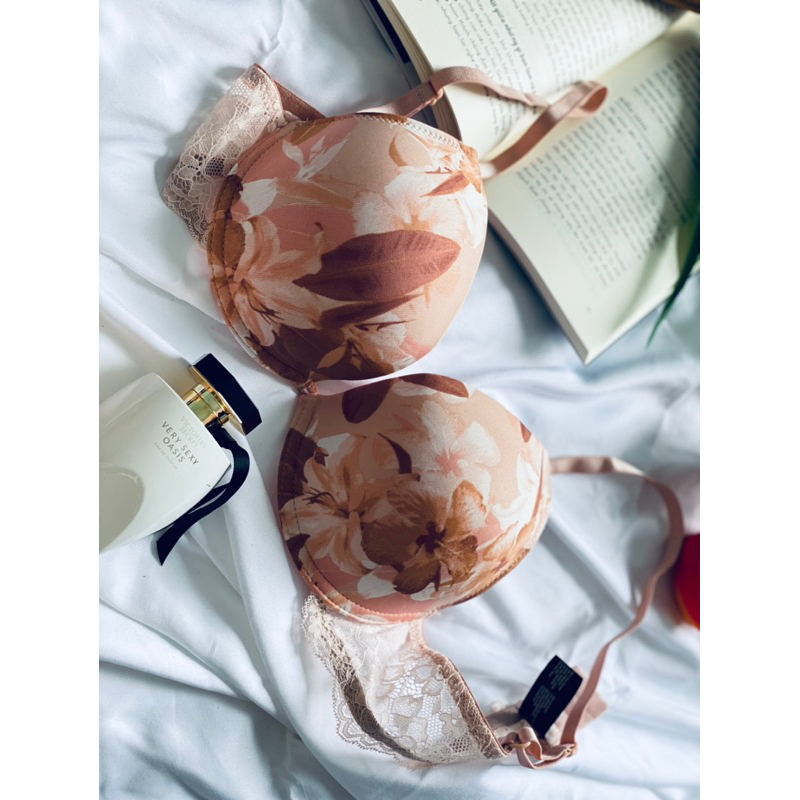 Áo ngực bigsize hoạ tiết lá xinh size 34C cup to