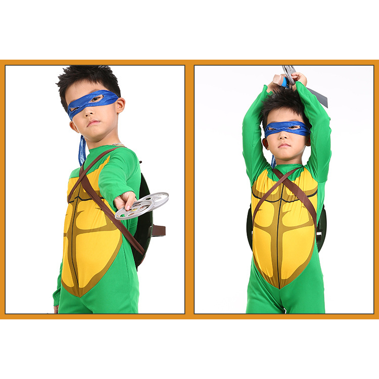 (Có sẵn) Trang phục hóa trang Ninja rùa kèm đầy đủ phụ kiện cực kỳ chất lượng quà tặng thú vị cho bé