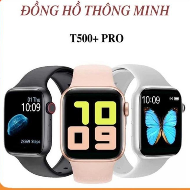 Đồng hồ thông minh mới T500 nam và nữ áp dụng cho đồng hồ sức khỏe thể thao để phát hiện nhịp tim nhận tin nhắn HOT