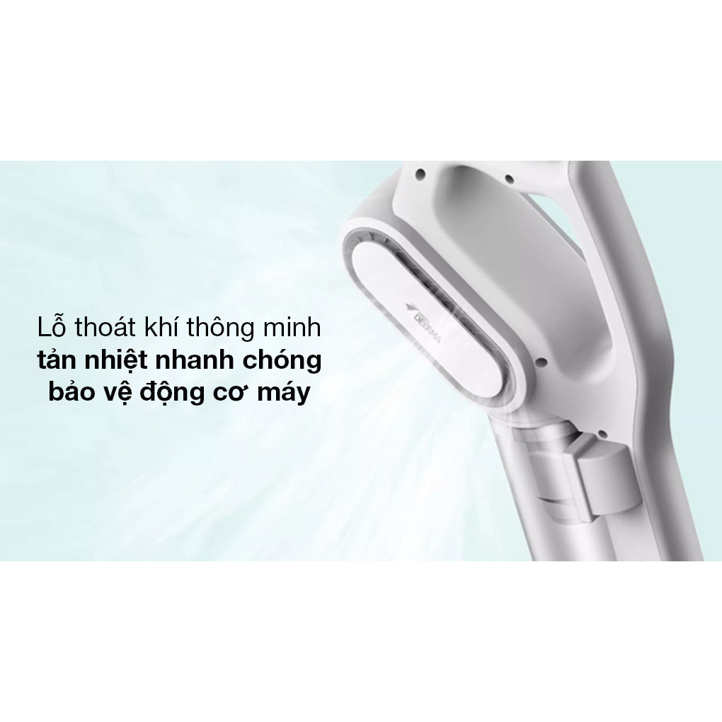 Máy Hút Bụi Cầm Tay DEERMA DX700, Công suất 600W, Lực hút 15000Pa, Công nghệ lốc xoáy - Pro Cyclone, Bảo hành 24 tháng