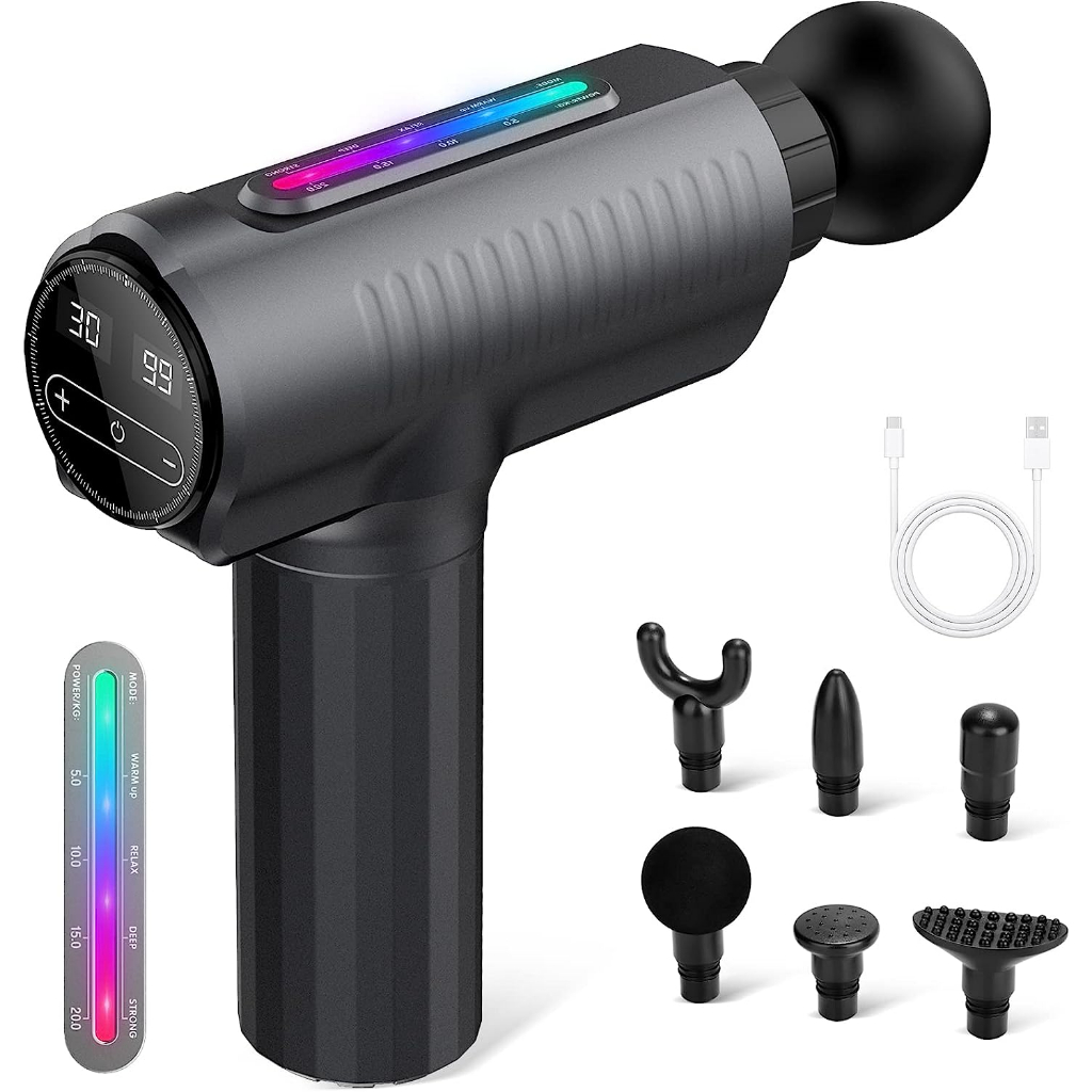 Máy massage cầm tay JX 703Pro  ZiDan cao cấp  đấm lưng mát xa trị liệu cổ vai gáy 6 đầu 30 chế độ