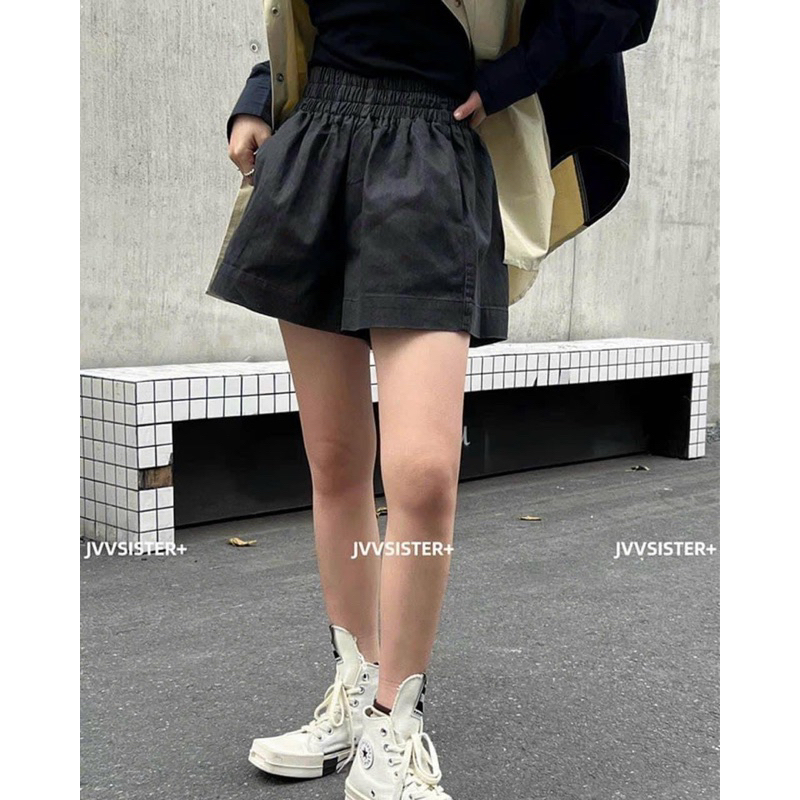 SET SOOC 3 QUẦN CHUN NỮ ĐEN TRẮNG GHI