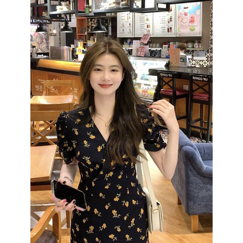 VÁY HOA NHÍ THẮT EO