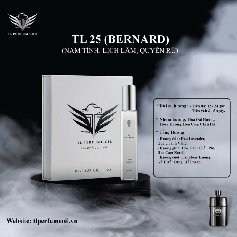 7 mẫu nước hoa nam TL PERFUME OIL nhập khẩu pháp chính hãng 25-31